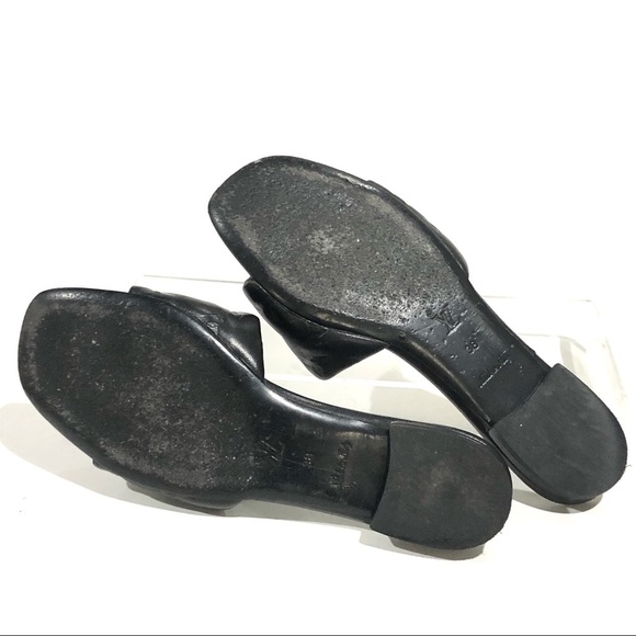 Authentic Louis Vuitton Monogram Leather Revival Flat Slide Mules 38 - Picture 12 of 13